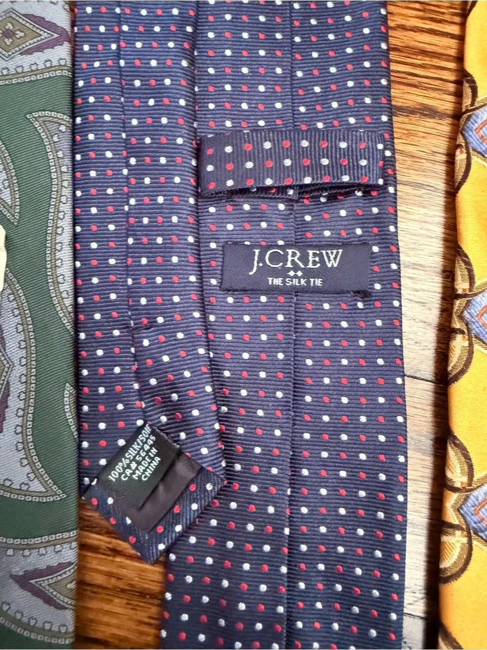 Men’s 100% Silk Tie Bundle Lot of 3 Robert Talbott J.Crew Paul Fredrick